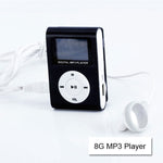 16G Mp3 Music Player With Usb Cable & Earphone Silver