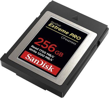 256Gb Extreme Pro Cfexpress Card Type Read 1700 Mb/S Write 1200Mb/S
