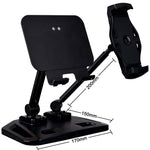 And Adjustable Double Arm Stand Holder Black