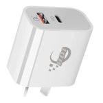 18W Pd Quick Charger Au Plug With Usb And Type C Port  Sdc-18Wacb