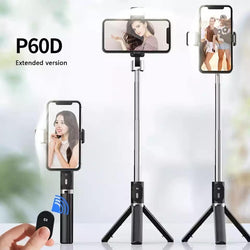 P60 Bluetooth Selfie Stick And Tripod With Remote