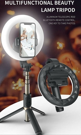  Ring Light Selfie Stick and Tripod stand