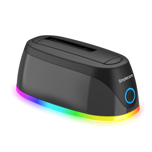 Sd336 Usb 3.0 Docking Station For 2.5" And 3.5" Sata Drive With Rgb Lighting
