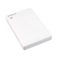 Tool Free 2.5" Sata Hdd Ssd To Usb 3.0 Hard Drive Enclosure White