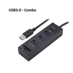Usb3.0 Hub 3 Port With Switch + Card Reader