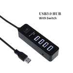 USB3.0 HUB 4 Port with Switch