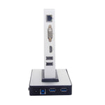 Usb3.0 Multi-Task Dual Video  Docking Station With Hdd Docking Base