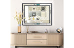 Black Beaded Framed Mirror - Rectangle 80Cm X 110Cm
