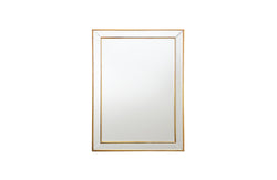 Gold Beaded Framed Mirror - Rectangle 80Cm X 110Cm