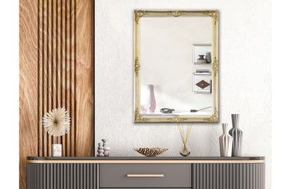 French Provincial Ornate Mirror - Champagne - Small 80cm x 110cm