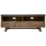 150Cm Entertainment Tv Unit With Concrete Top - Grey