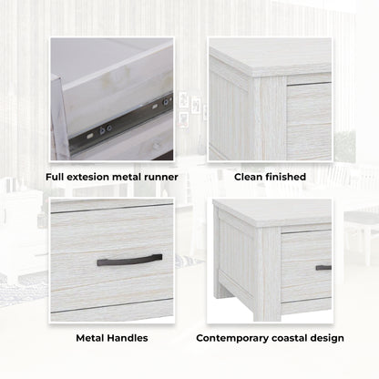 Lamp Table 60Cm Coffee Side Laptop Desk Bedside Sofa End - White