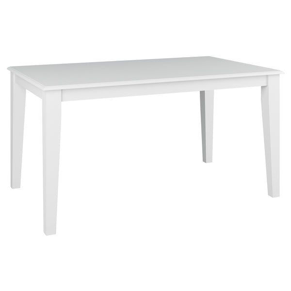  Dining Table 150Cm Solid Acacia Timber Wood Hampton Furniture - White