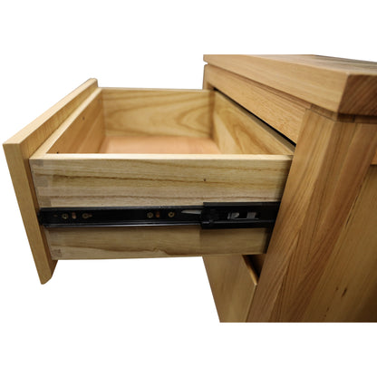 2Pc Bedside Table 2 Drawers Storage Cabinet Nightstand End Tables