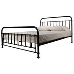 Queen Bed Size Metal Frame Platform Mattress Base - Black