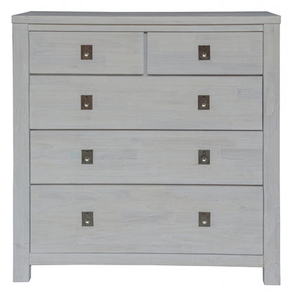 3Pc Set 2 Bedside Tallboy Storage Cabinet Side End Table White Wash