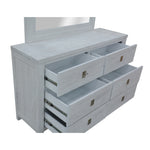Dresser 6 Chest Of Drawers Storage Cabinet White Wash