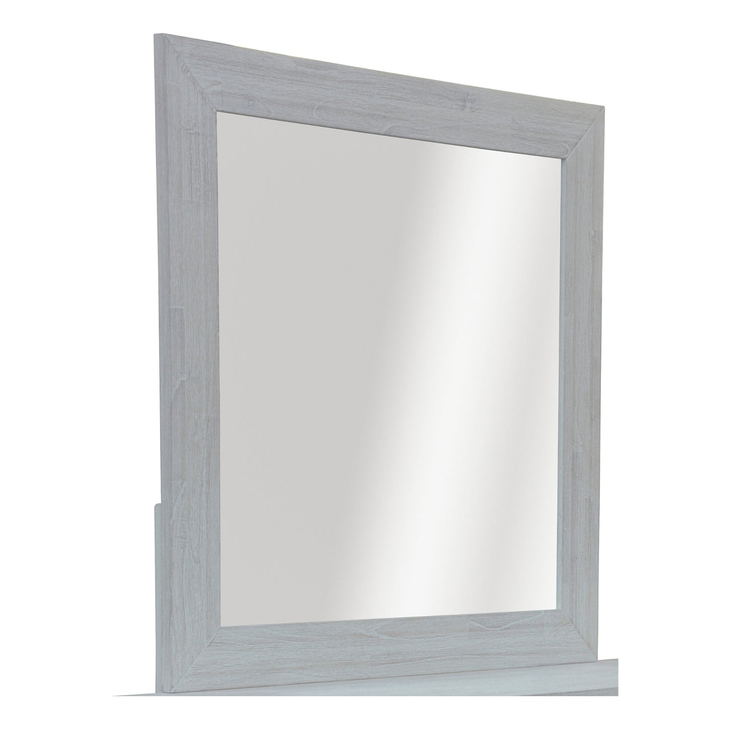 Dresser Mirror Vanity Dressing Table Solid Mindi Wood Frame White Wash