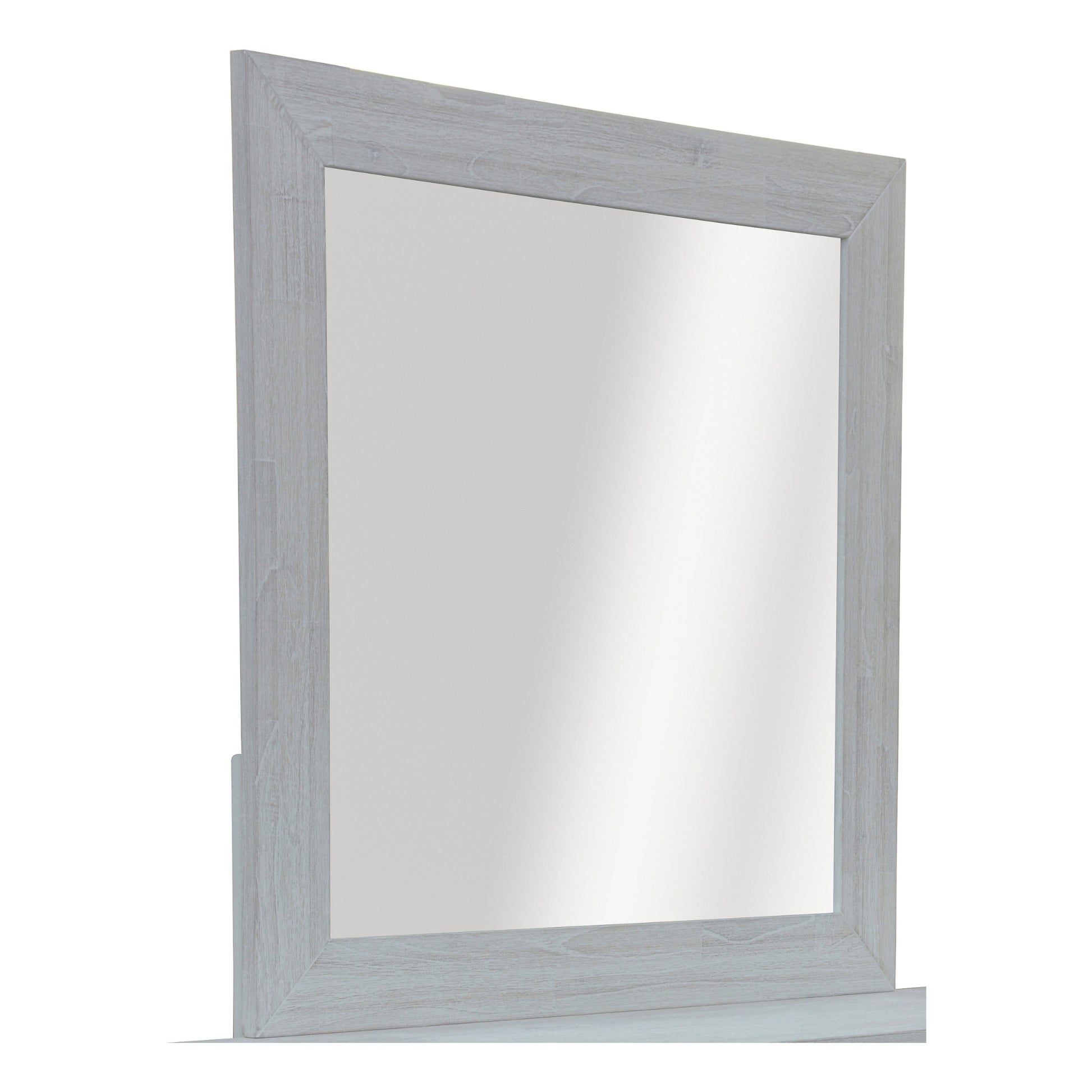 Dresser Mirror Vanity Dressing Table Solid Mindi Wood Frame White Wash