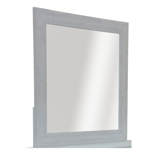  Dresser Mirror Vanity Dressing Table Solid Mindi Wood Frame White Wash
