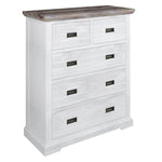 Tallboy 5 Chest Of Drawers Bed Storage Cabinet Stand White Grey