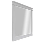 Dresser Mirror Vanity Dressing Table Solid Pine  Wood Frame - White
