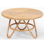 Rattan Round Coffee Table 80Cm - Natural