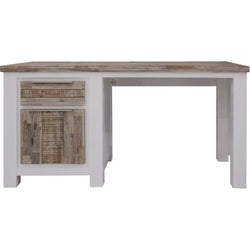 Study Computer Desk 150Cm Office Executive Table Solid Acacia Wood