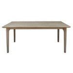 180Cm Dining Table Solid Acacia Timber Wood Brushed Smoke