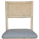 Dining Chair Set Of 2 Solid Acacia Timber Wood Rattan Furniture -Brown