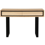 Console Hallway Entry Table 120Cm Solid Messmate Timber Wood - Natural