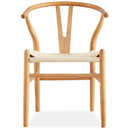 4 Wishbone Dining Chair Beech Timber Replica Hans Wenger Natural