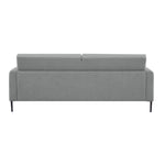 3 Seater Sofa Fabric Uplholstered Lounge Couch - Light Grey