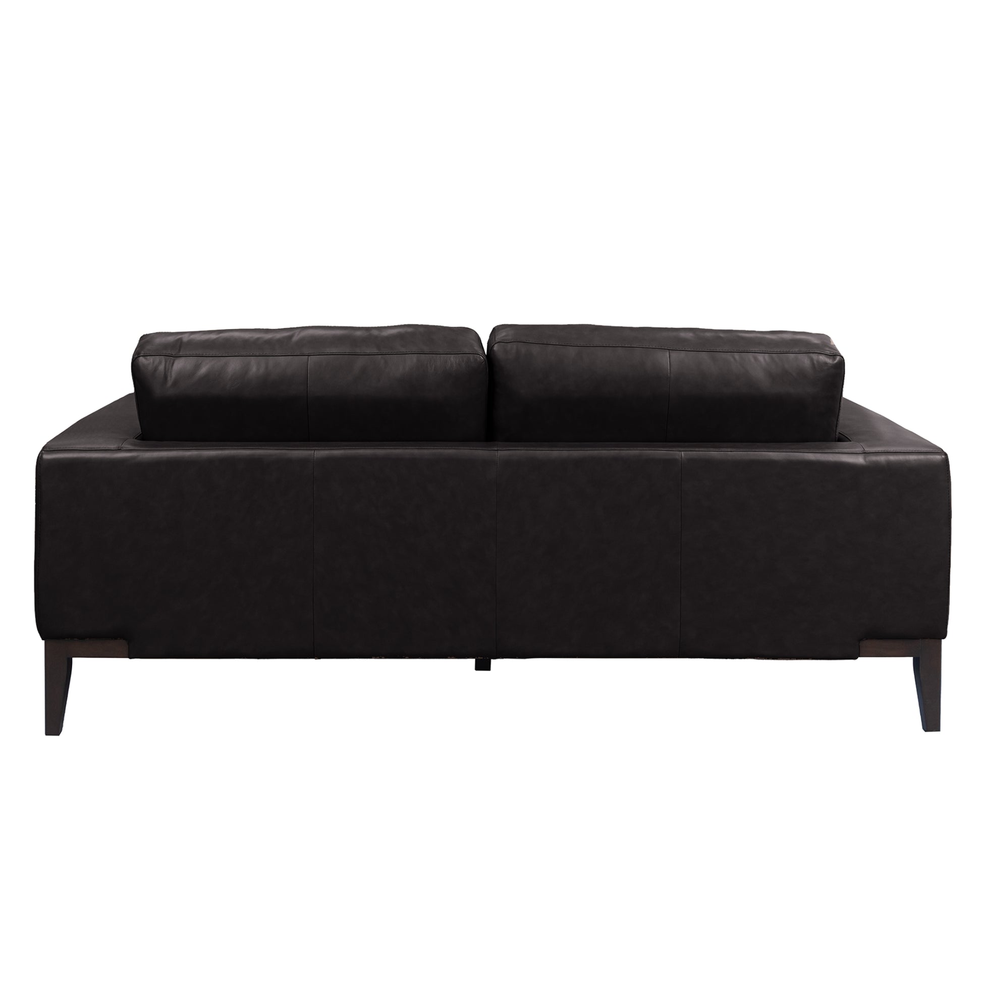 3 Seater Sofa Leather Upholstered Lounge - Chocolate