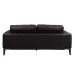 3 Seater Sofa Leather Upholstered Lounge - Chocolate