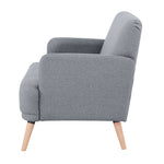 Sofa Bed Fabric Uplholstered Lounge Couch - Grey