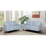 2/2.5 Seater Sofa Fabric Uplholstered Lounge Couch - Light Blue