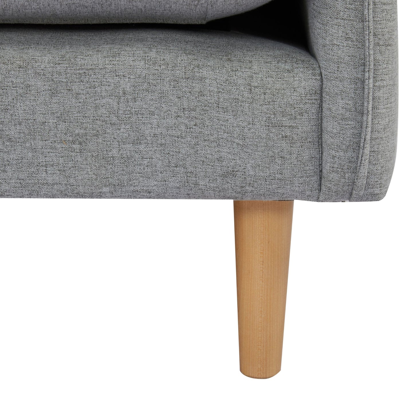 2/3 Seater Fabric Sofa Lounge Couch Grey/Dark Grey