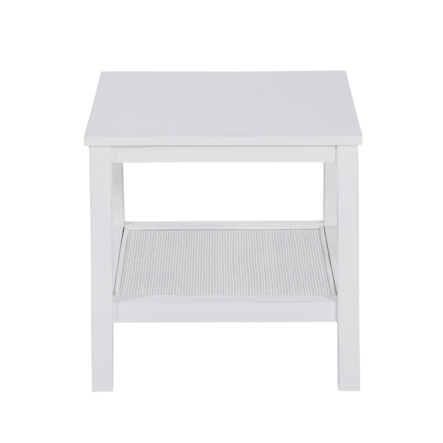 Coffee Side Table Laptop Desk Bedside Sofa End Tables Mindi Wood - White