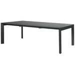 230-345Cm Aluminium Outdoor Extensible Dining Table Charcoal