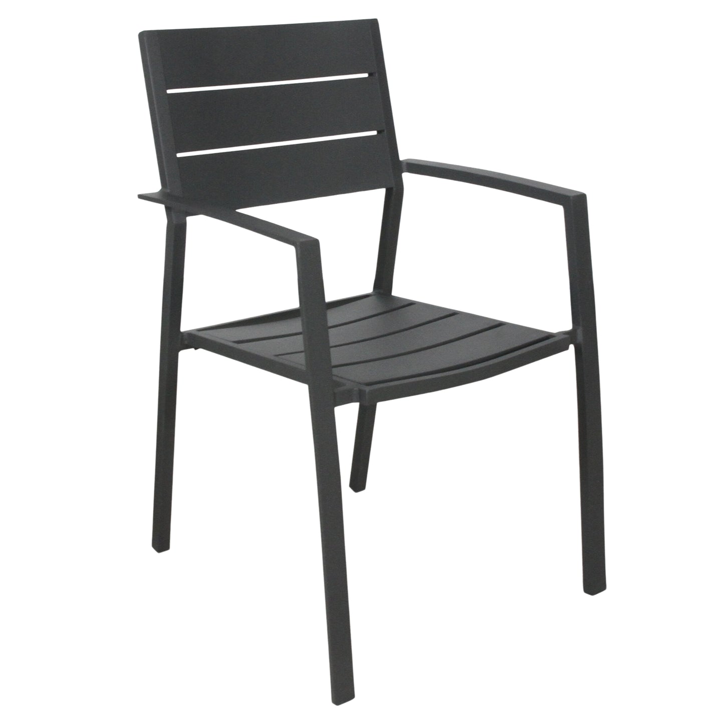 9Pc 200Cm Outdoor Trestle Dining Table Chair Set Grey/White - 8-seater