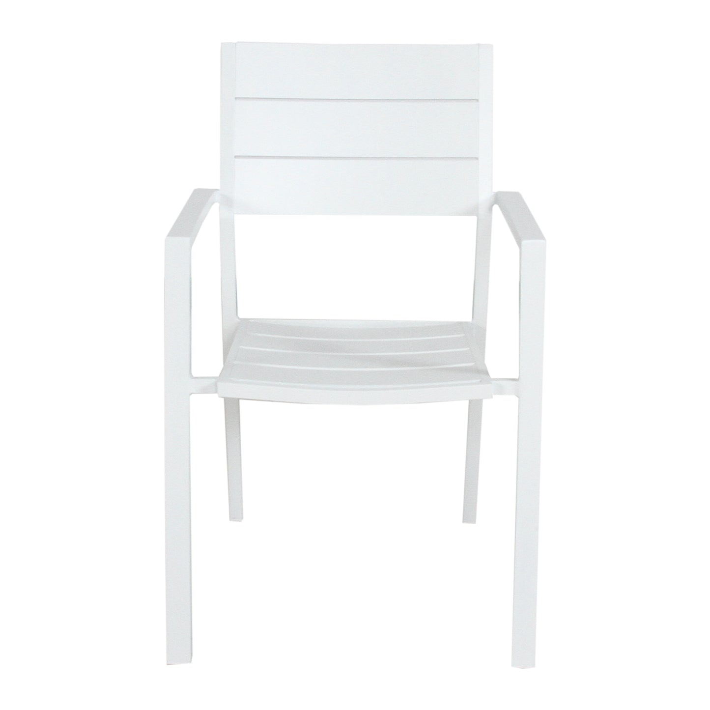 9Pc 200Cm Outdoor Trestle Dining Table Chair Set Grey/White - 8-seater