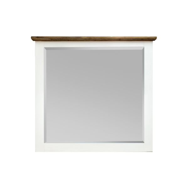  Dresser Mirror Vanity Dressing Table Acacia Wood Frame - Multi Color