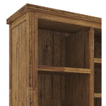 Bookshelf Bookcase Display Unit Solid Mt Ash Timber Wood - Brown