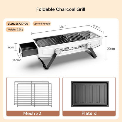 Portable Charcoal Grill For Outdoor Adventures
