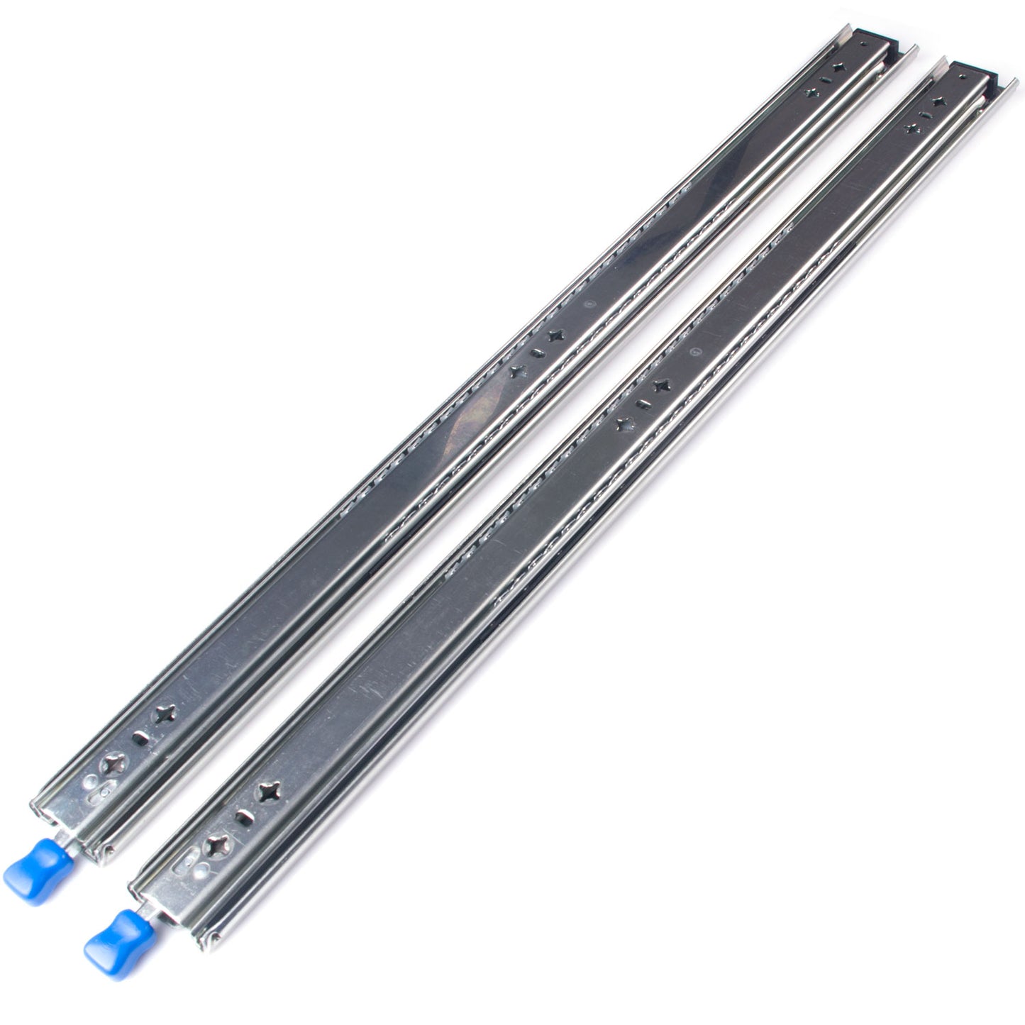 28In Pair 150Kg Heavy Duty Drawer Slides Rails Runners Locking Ball