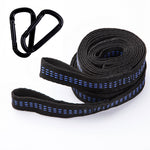 Camping Hammock with Mosquito Net - Blue and Grey