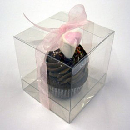 Clear Cube Storage Boxes 9cm