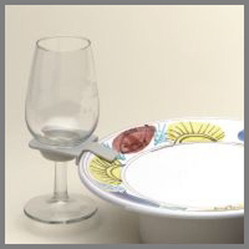 25Pack of Wine Glass Holder Plate Clip - Stand Up Function Buffet BBQ Picnic Party - Promotion Merchandise Expo Gift