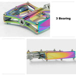 Flat Pedal Butterfly Bmx Mtb Ultralight 156G Multi Colour Tri Bearing
